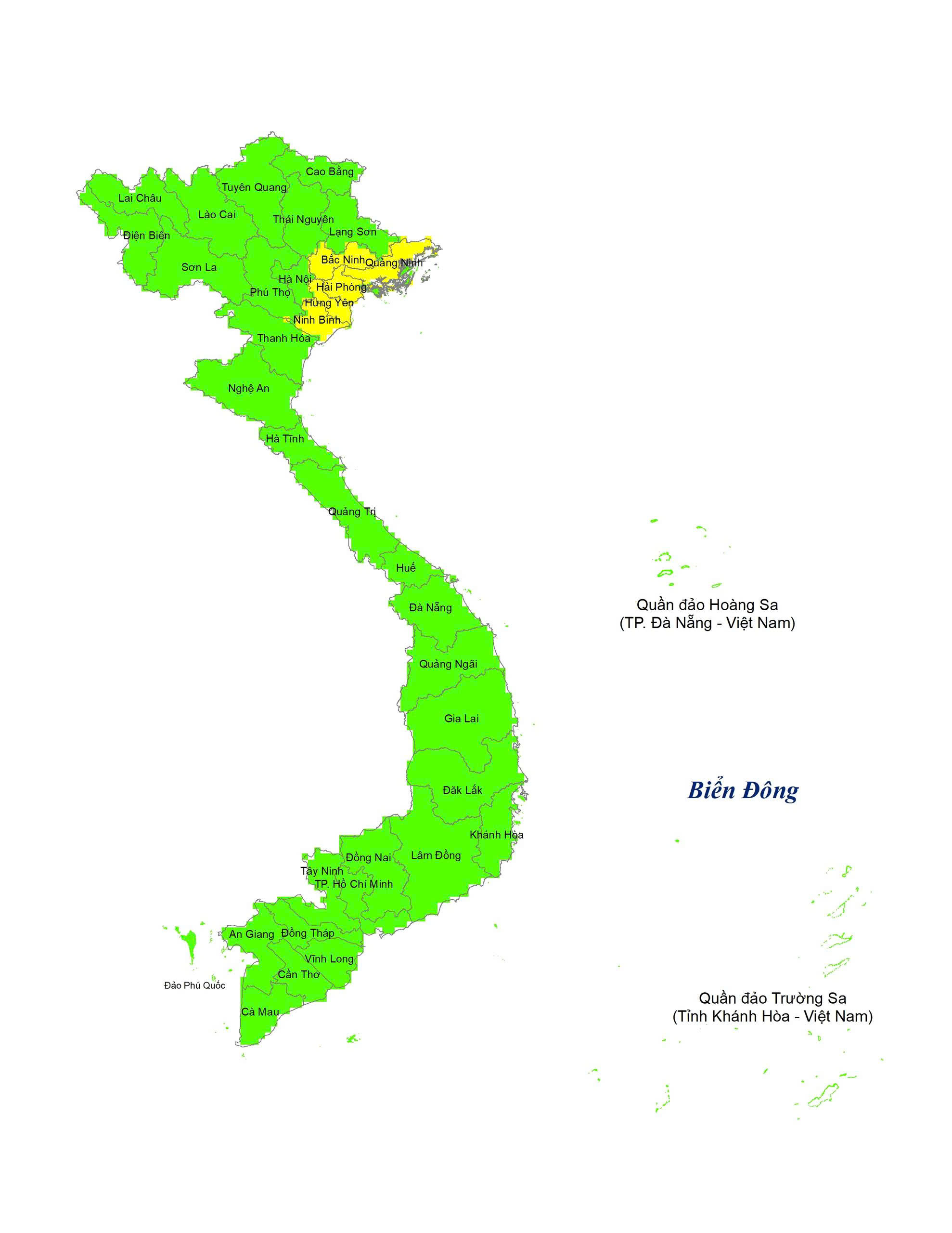 Vietnam Air Quality Map Day 2